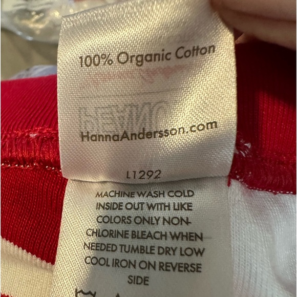 HANNA ANDERSSON Women's Peanuts Holiday Long John Pajama Pants - Sizes M & L - Picture 5 of 8